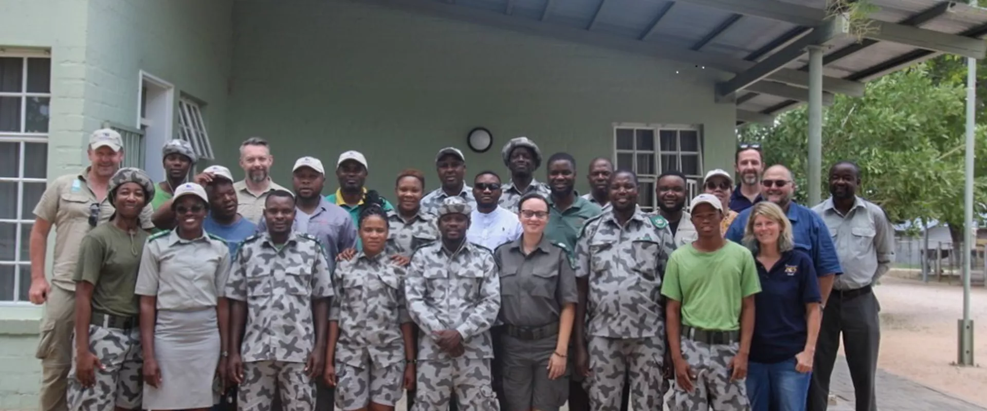 A Rhino Keeper Trains Rangers in Namibia on SMART Technology