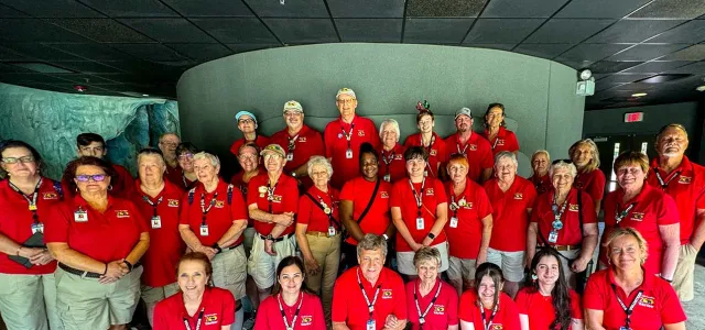 Large group of Zoo Volunteers