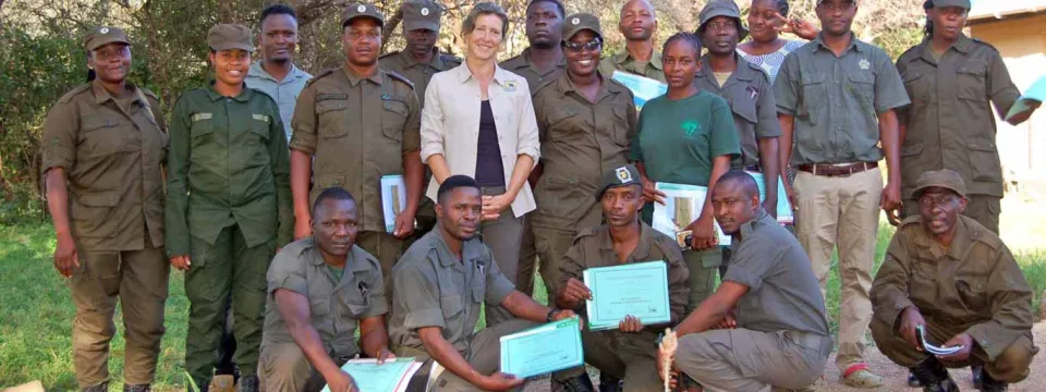 group photo at the end of training