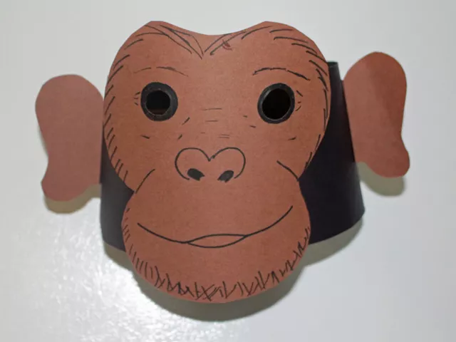 Chimp craft mask