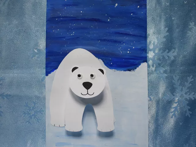 polar bear card
