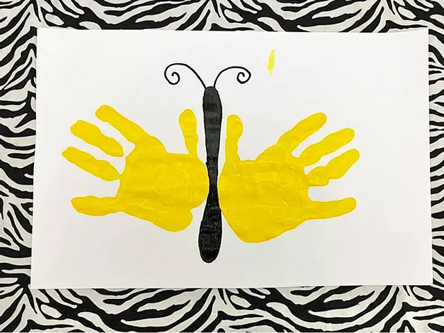 butterfly hand craft