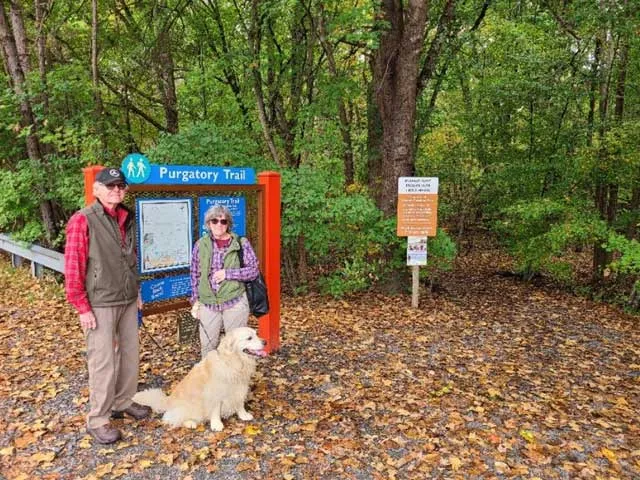 hikers at Purgatory trail